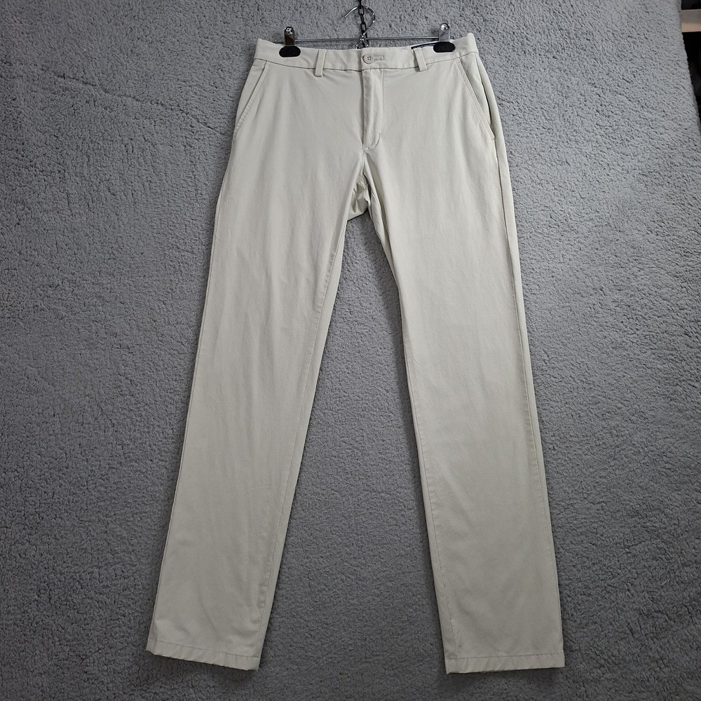Vineyard Vines Mens Performance Breaker Pant 32x31 Stone Khaki Chino 1P001094